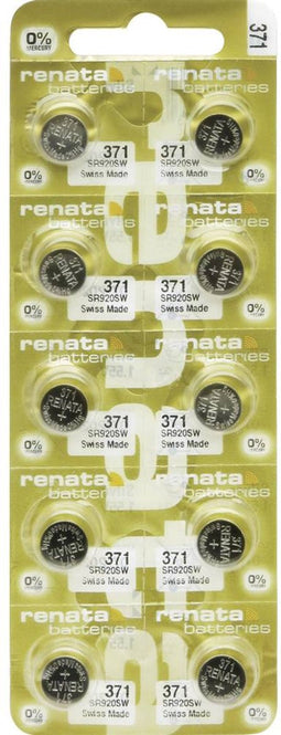 Renata Knoopcel 371 10 stuk(s) 40 mAh