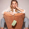 Selencia Hoesje Geschikt voor Samsung Galaxy S21 Hoesje Met Pasjeshouder - Selencia Llyr 2-in-1 Uitneembare Slang Bookcase - Groen