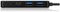 Icy Box IB-HUB1423CR-C3 - USB 3.0 HUB met Kaartenlezer - 2x USB-A 1x USB-C - Zwart