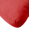 vidaXL - Palletkussen - 120x40x12 - cm - stof - rood