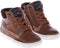 Shoesme Urban - Lage sneakers - Veterboots met rits - Bruin - Maat 24