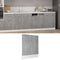 vidaXL - Vaatwasserpaneel - Lyon - 59,5x3x67 - cm - bewerkt - hout - betongrijs