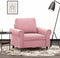 Fauteuil 60 cm fluweel roze