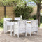 vidaXL - Tuinmeubelen - 4 - st - Wit - Poly - Rattan