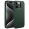 Accezz MagSafe Leather Backcover - Krasbestendig - Donkergroen (iPhone 15 Pro Max)
