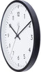 Wandklok 30cm-Stil-Zwart/Wit-Plastic-nXt Easy Big
