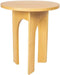 Liviza Bijzettafel Cuarto - Eiken - Rond Bruin - 52 cm , 45 cm , 45 cm