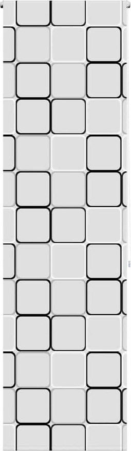 vidaXL - Doucherolgordijn - 80x240 - cm - stofbreedte - 76 - cm