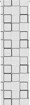 vidaXL - Doucherolgordijn - 80x240 - cm - stofbreedte - 76 - cm
