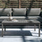 vidaXL Tuintafel 121x82,5x45 cm massief grenenhout grijs