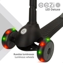 EEEZI Scooter Eezi - Step - Opvouwbaar LED-Lichten - Zwart (2 stuks)