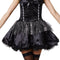 dressforfun - Hete engel S - verkleedkostuum mouwloos met spaghettibandjes - zwart