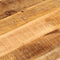 vidaXL - Tafelblad - ovaal - 120x60x3,8 - cm - massief - ruw - mangohout