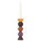 Urban Nature Culture - Leken - Kaarsenhouder - Mango hout - Multikleur