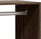 vidaXL - Kledingkast - 77x48x102 - cm - bewerkt - hout - bruin - eikenkleurig