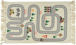 Tapijt - Vloerkleed kind verkeer - 80 x 120 cm