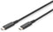 Digitus AK-300343-008-S - USB-kabel USB 3.2 Gen2 - 40 Gbit/s 0.80 m - Zwart