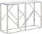 vidaXL - Wandtafel - roestvrijstaal - en - gehard - glas - zilverkleurig