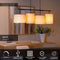 Lucide MAYA - Hanglamp - 4xE27 - Dimbaar - Beige