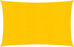 vidaXL - Zonnezeil - 160 - g/m² - 2,5x3,5 - m - HDPE - geel
