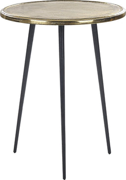 Bijzettafel goud/zwart TELFER