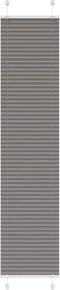 vidaXL - Plissé - rolgordijn - 40x200 - cm - stofbreedte - 39,4 - cm - antraciet