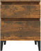 vidaXL - Nachtkastjes - 2 - st - 40x35x50 - cm - gerookt - eikenkleurig
