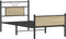 vidaXL - Bedframe - zonder - matras - hout - sonoma - eikenkleurig - 90x200 - cm