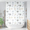 vidaXL - Doucherolgordijn - 150x240 - cm - stofbreedte - 146 - cm