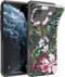 iMoshion Hoesje Geschikt voor iPhone 11 Pro Hoesje Siliconen - iMoshion Design hoesje - Groen / Roze / Tropical Jungle