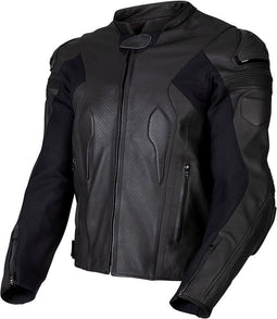 CLAW Kenzo Sport Combi Motorjas - 100% Buffelleer - CE-niveau 2 Bescherming - Zwart - Maat L
