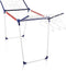 Leifheit Pegasus 200 Solid - Droogrek 20 m - Inclusief 5 hangers en 4 houders - Wit/Blauw