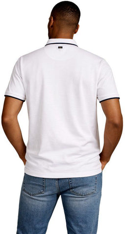 Petrol Industries Poloshirt Pol137 0000 - Katoen - Regular fit - Wit - Maat XL