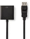 Nedis CCGP37351BK02 - Adapterkabel DisplayPort naar VGA - 20cm - Zwart