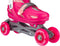 Nijdam Floral Switch - 3-in-1 Skeelers - Verstelbaar 25-28 - Roze
