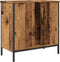 vidaXL - Wastafelkast - 60x30x60 - cm - bewerkt - hout - oud - houtkleurig