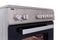 Etna FGV350RVS - Fornuis 50 cm - 4 kookzones 4 ovenstanden - Roestvrijstaal
