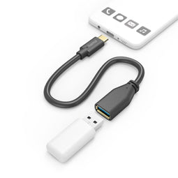 Hama 00201605 - USB-C naar USB-A Adapter - 15cm - Zwart