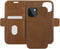 dbramante1928 iPhone 13 - Flip cover - Magneetsluiting en ruimte voor pasjes - Cognac