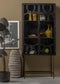 BePureHome Gracious Vitrinekast - Metaal - Zwart - 181x81x41