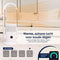 3-in-1 Luchtreiniger, Ventilator & Verwarming - 2000W - Hepa 13 Filter - Inclusief Afstandsbediening en App - Kachel - Air Purifier - Samako,