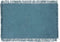 Secret de Gourmet Maha Placemat katoen met franjes - Set van 4 stuks - 45x30cm - Blauw