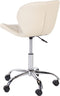 VALETTA - Bureaustoel - Beige - Kunstleer