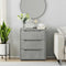 vidaXL - Dressoir - 60x40x73 - cm - spaanplaat - betongrijs - betongrijs