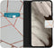 iMoshion Hoesje Geschikt voor Google Pixel 8 Hoesje Met Pasjeshouder - iMoshion Design Softcase Bookcase - Meerkleurig / White Graphic