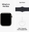 Apple Watch Series 9 - Smartwatch - GPS + Cellular - 45mm RVS Sportbandje S/M Grafiet