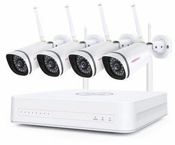 Foscam FN7108W-B4-N - Buiten IP66 Full HD Webcam - Bewegingsdetectie IR-nachtzicht