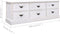 vidaXL - Tv-meubel - 108x30x40 - cm - massief - paulowniahout - antiekwit