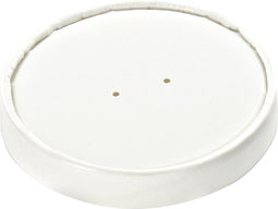 Deksel - Karton + PE - rond - wit - 500 stuks