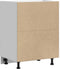 vidaXL - Spoelbakonderkast - Lucca - bewerkt - hout - hoogglans - wit